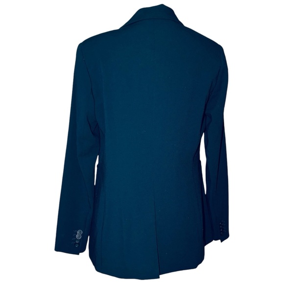 Banana Republic Factory Women's Size 8PETITE True Navy Double Breasted Blazer‎ - Picture 4 of 7